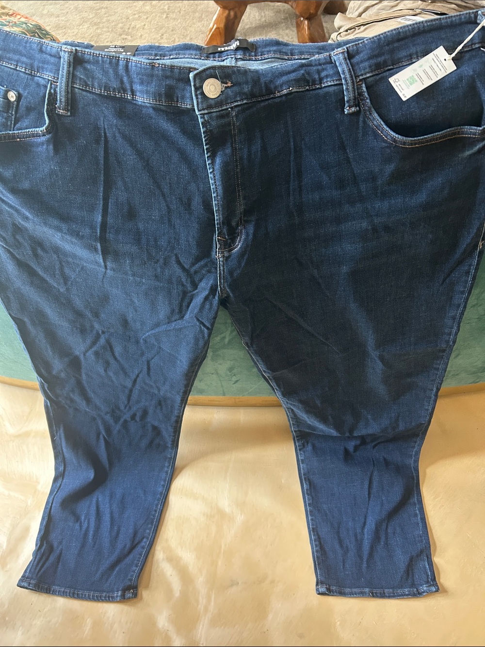 Mavi Matt Straight Relaxed Men's Jeans in Dark Blue Wash